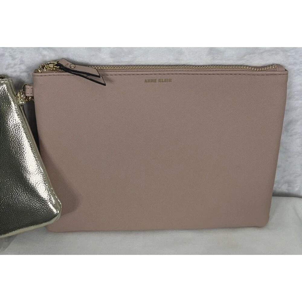 Anne Klein 2 Pack Wristlets Pink Gold NEW